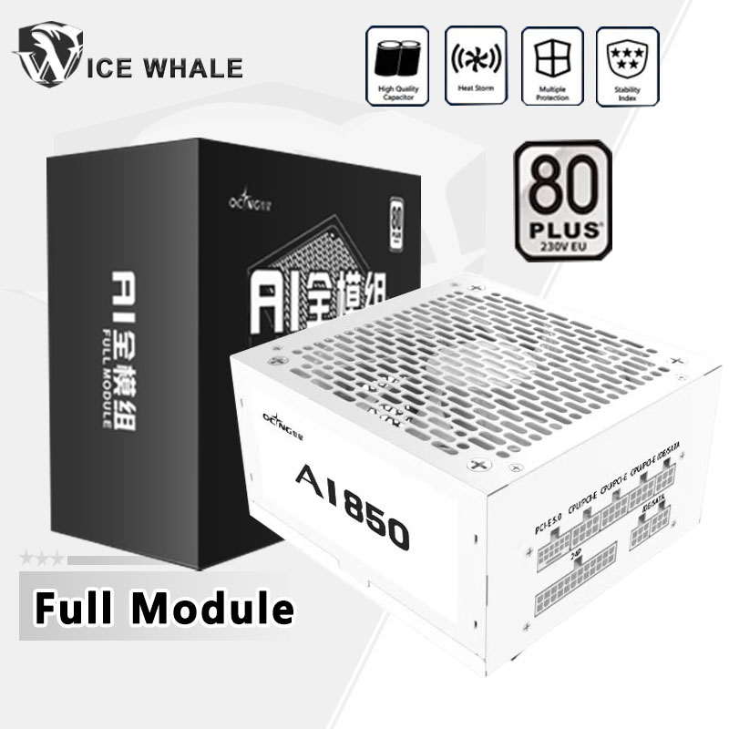 Power Supply 750W - 550W 650W 750W 850W blanco 80Plus