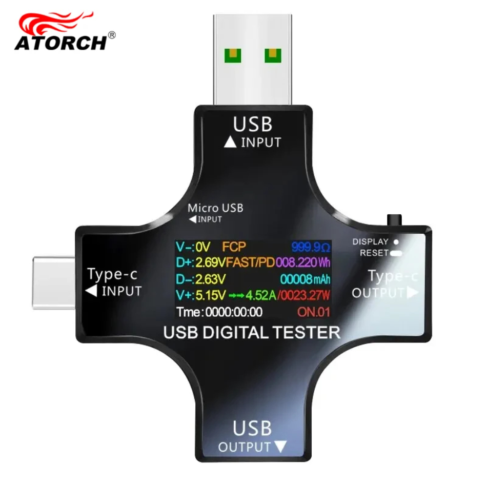 Power Supply Tester - Probador USB DC tipo C PD